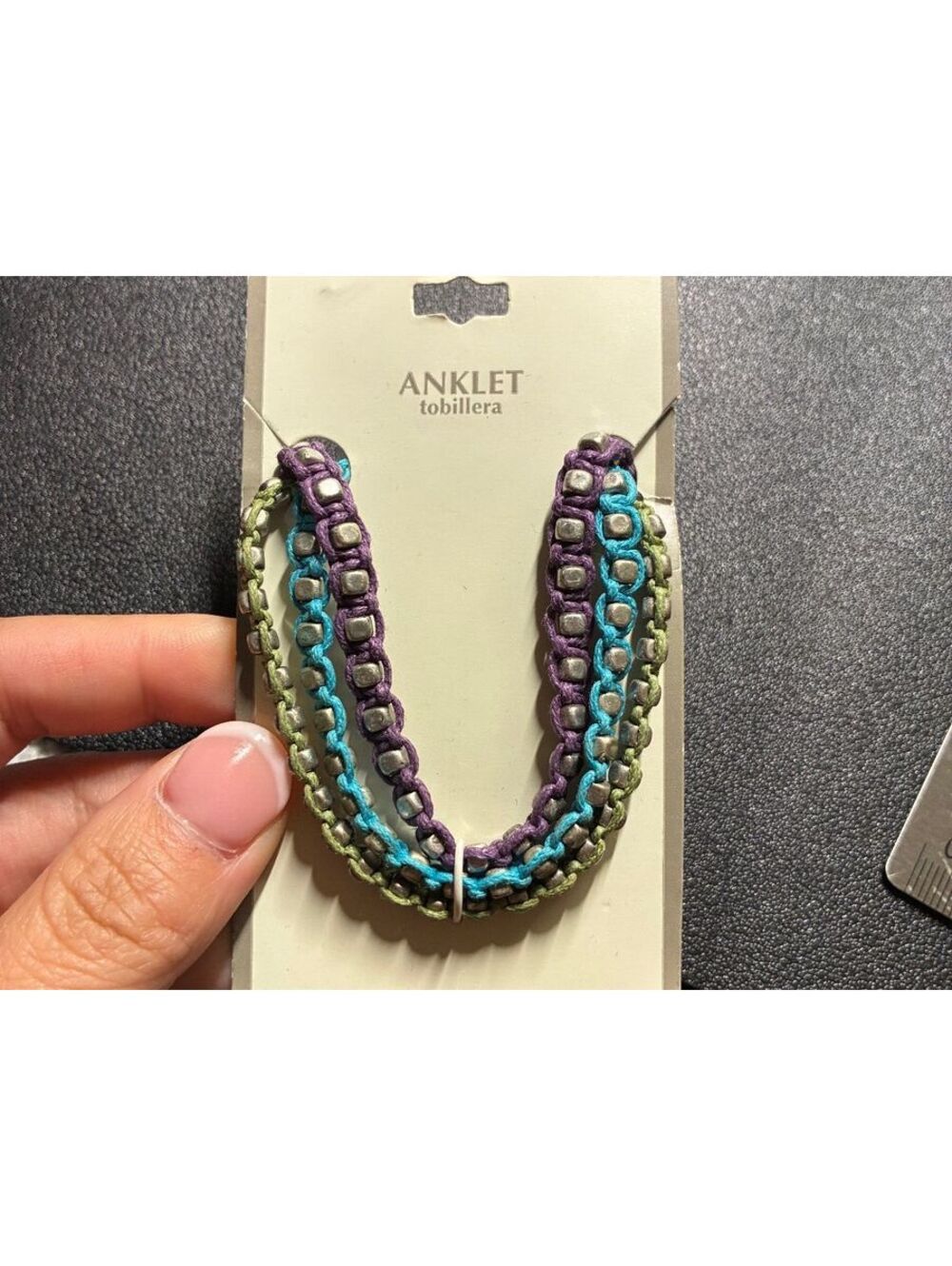 The Unbranded Brand Colorful Braided Adjustable Women's Anklet
